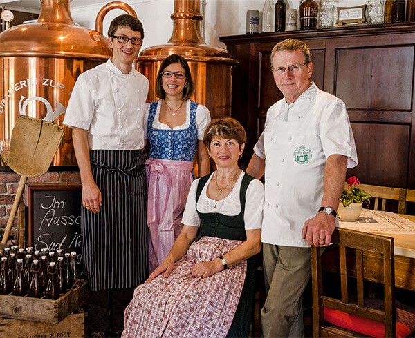 Hotel zur Post Gastgeberfamilie Huber